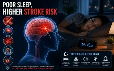 Can not getting enough sleep raise your chances of having a stroke? What is the science behind sleep. How it affects the brain