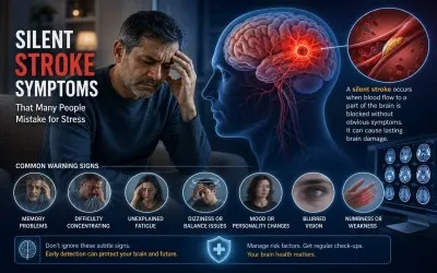 Could It Be a Silent Stroke? Symptoms Many People Ignore as Stress