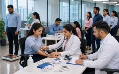 What Happens at a Corporate Health Camp? Tests, Checks & Benefits